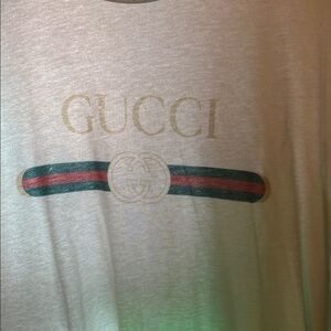 Tee with Green and Red Stripe